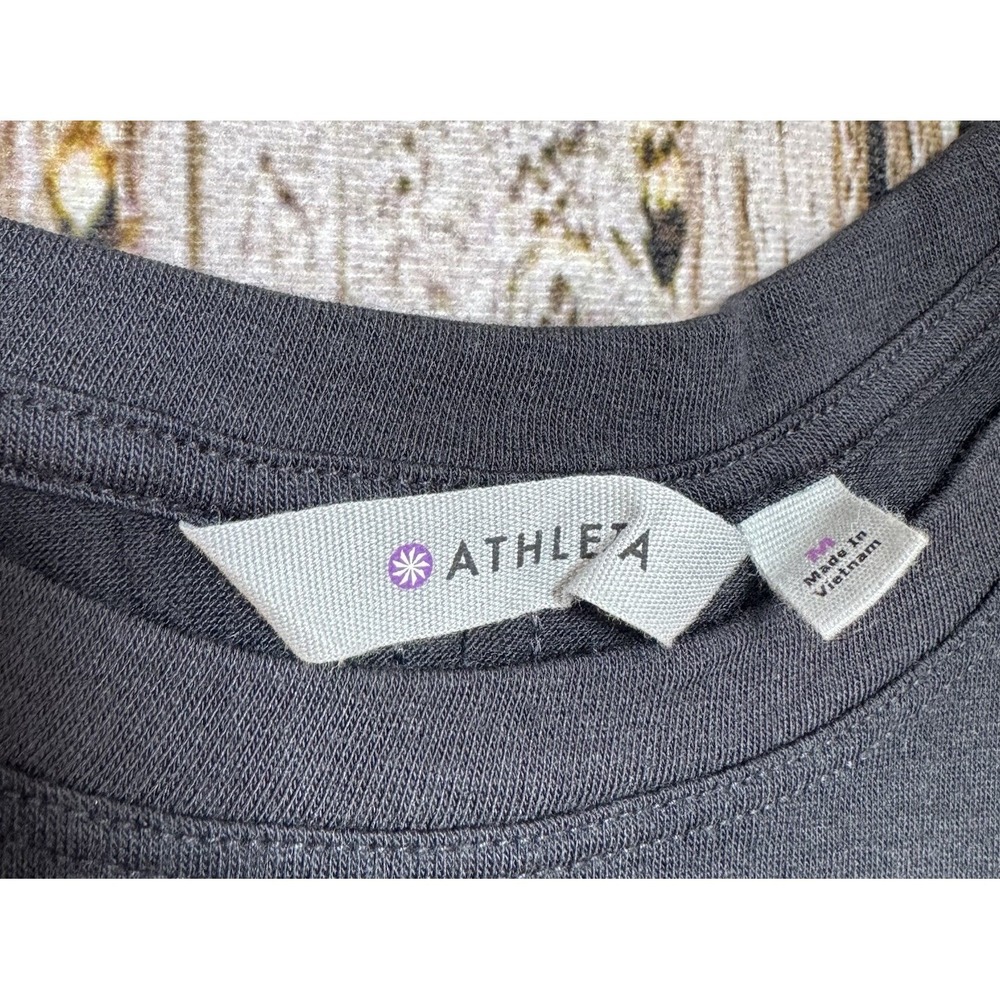 ATHLETA Threadlight Layering Tank Black Super Soft Modal Medium NWT - Picture 2 of 6